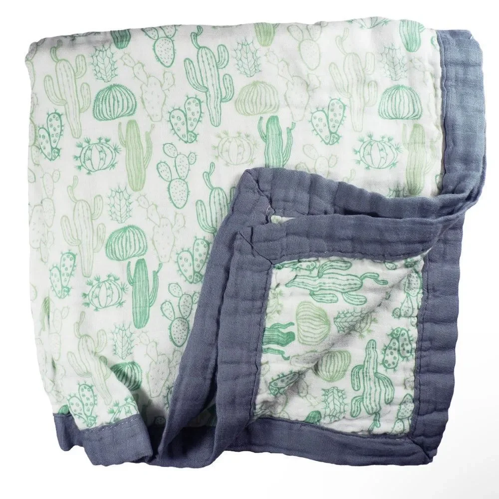 Triple Layer Muslin Blanket by Bambino Land - cactus